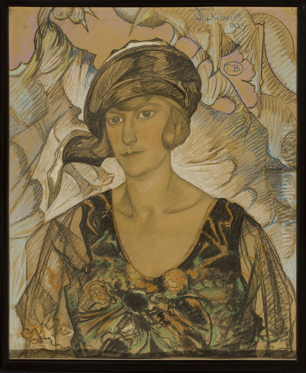 Portret Ireny Szaroty Oil Painting by Stanislaw Ignacy Witkiewicz (Witkacy)