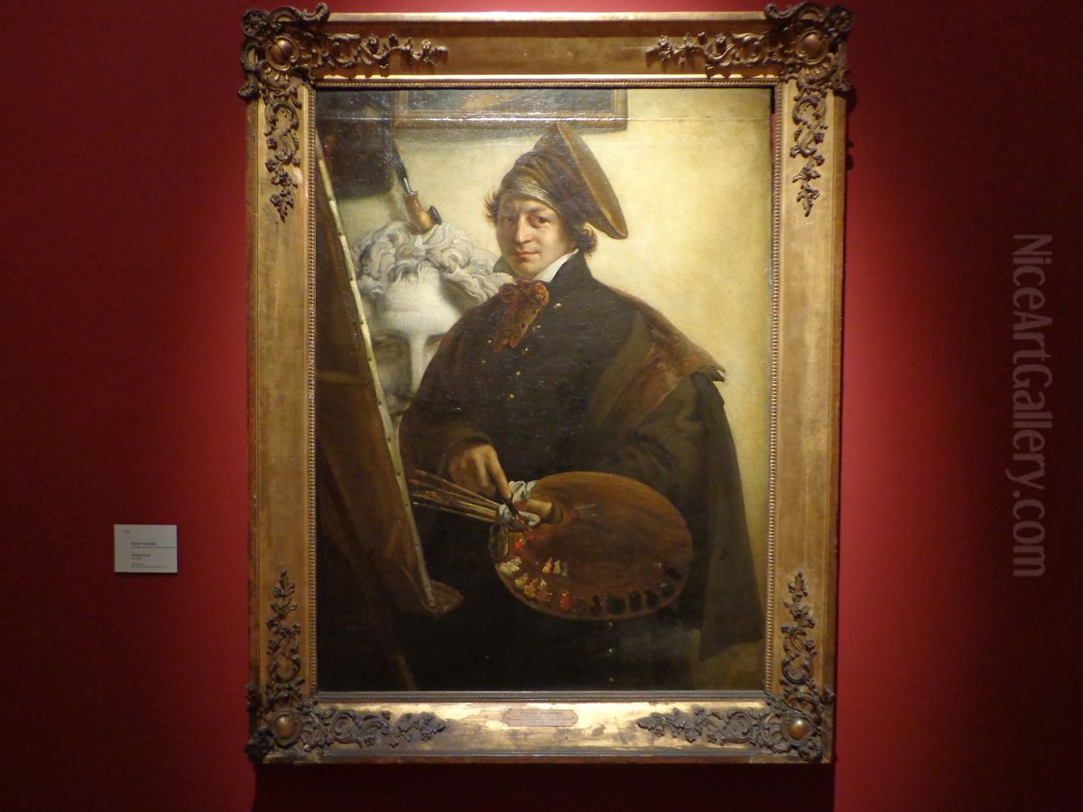 Self-portrait Oil Painting by Stefan Falinski