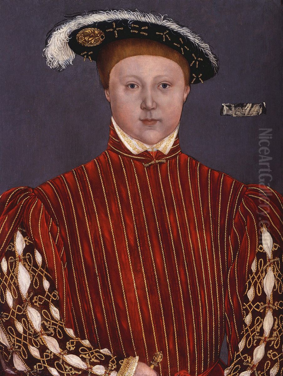 The Lumley portrait of King Edward VI, as Prince of Wales Oil Painting by Hans Holbein the Younger