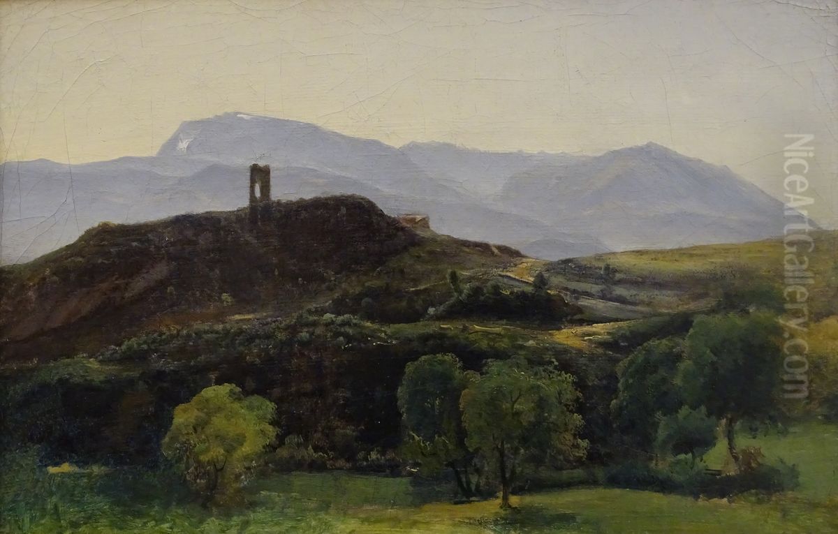 La Tour Sans Venin Oil Painting by Jean Achard