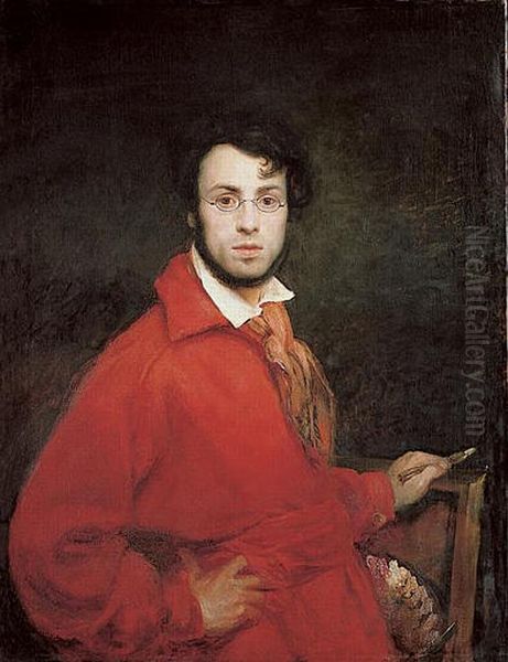 Portrait d'un artiste Oil Painting by Ary Scheffer