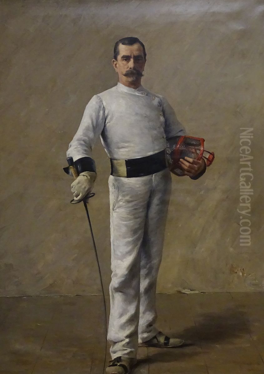 Le Maitre d'armes Oil Painting by unknown