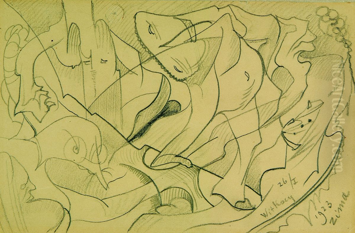 Winter Oil Painting by Stanislaw Ignacy Witkiewicz (Witkacy)