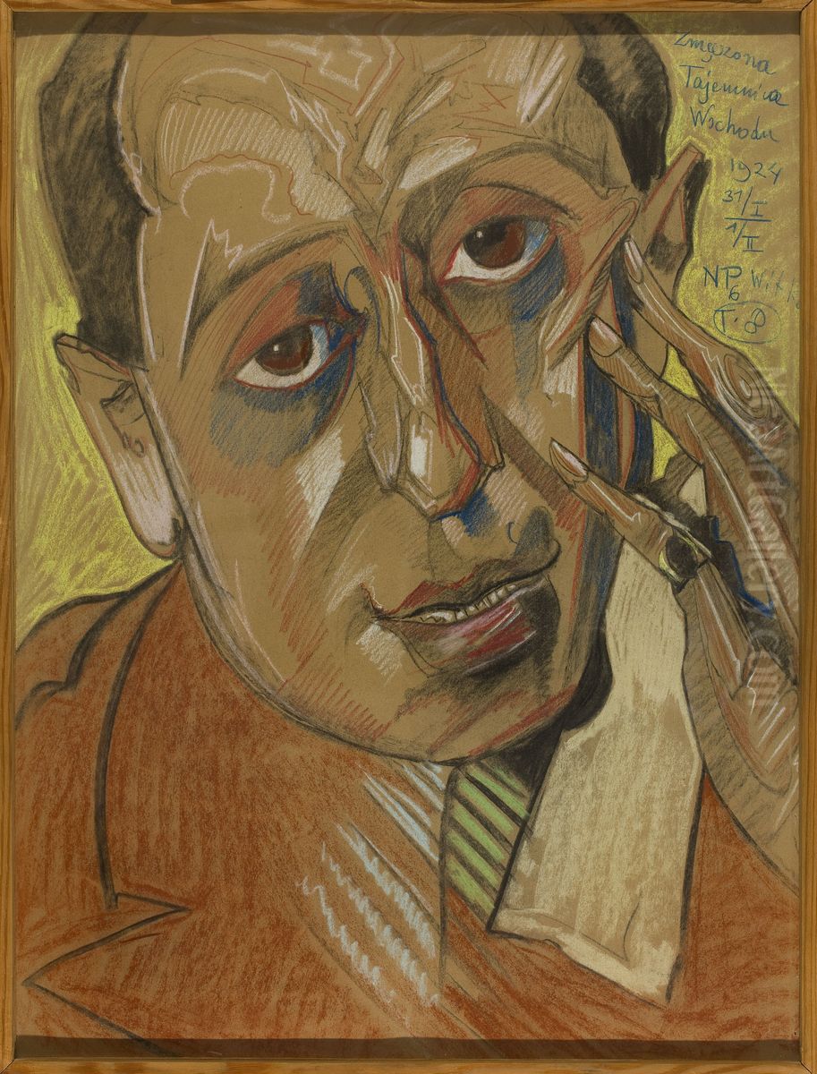 Portret Leona Reynela Oil Painting by Stanislaw Ignacy Witkiewicz (Witkacy)