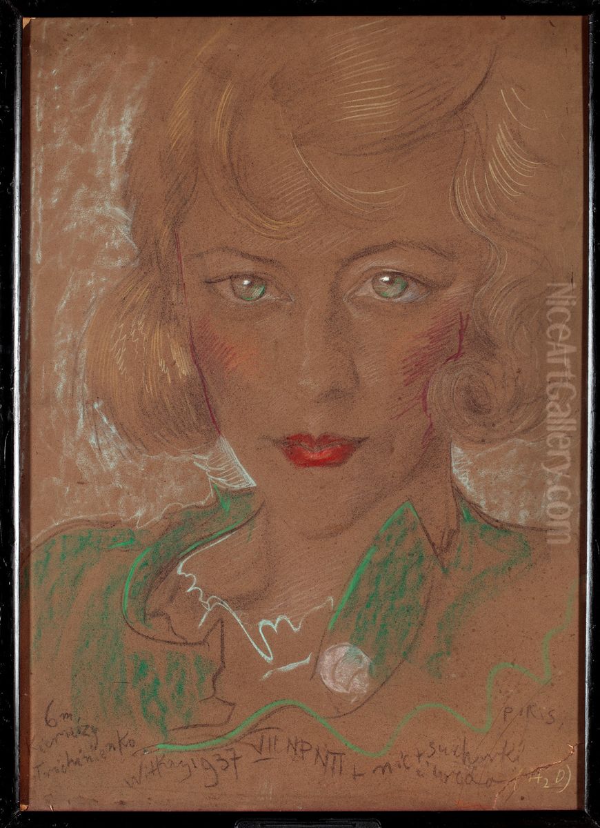 Portret Hanny Lorek Oil Painting by Stanislaw Ignacy Witkiewicz (Witkacy)