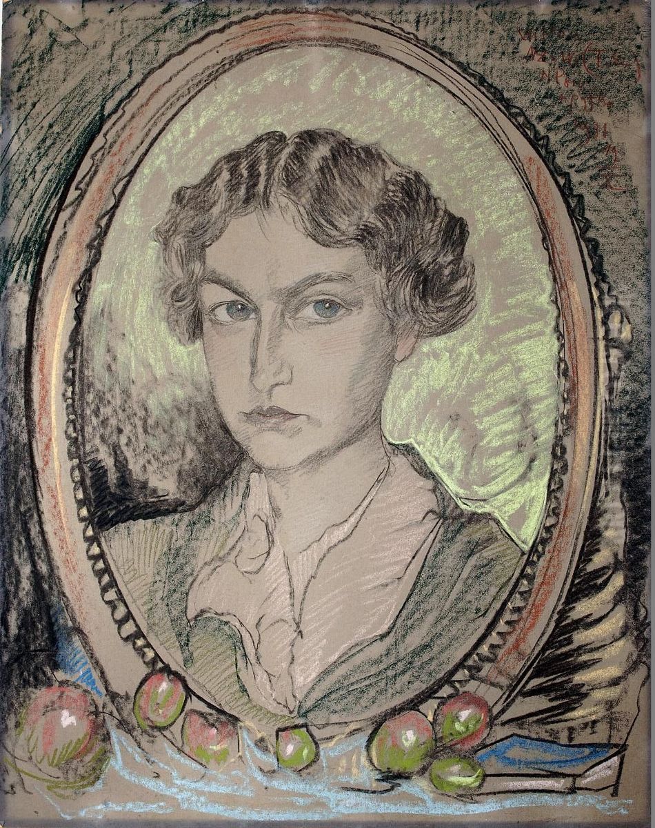 Portret Heleny Stachurskiej Oil Painting by Stanislaw Ignacy Witkiewicz (Witkacy)