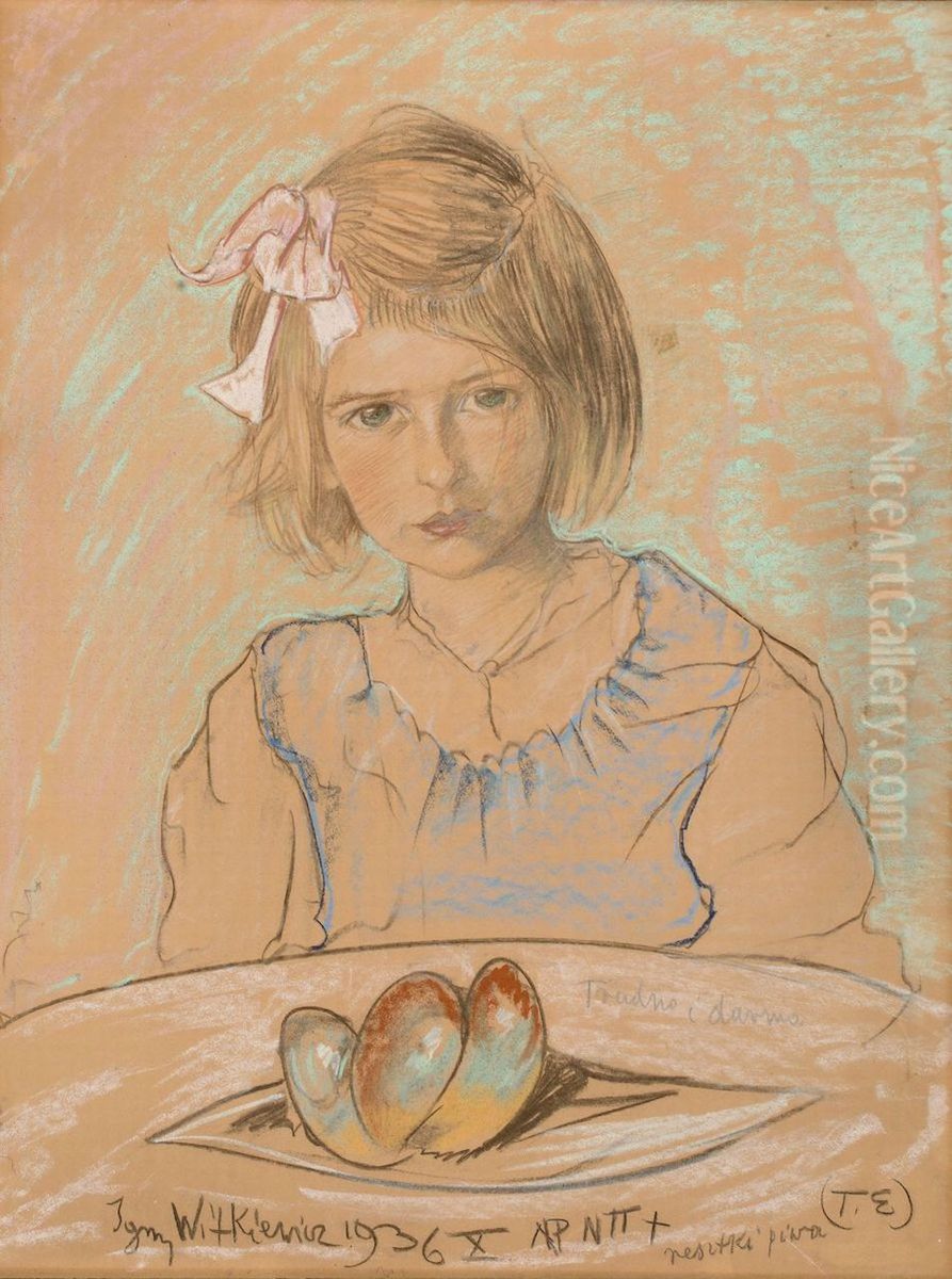 Portret Julitty Fedorowicz Oil Painting by Stanislaw Ignacy Witkiewicz (Witkacy)