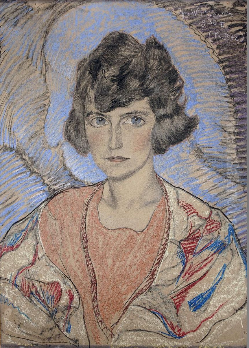 Portrait of Modesta Zwolinska Oil Painting by Stanislaw Ignacy Witkiewicz (Witkacy)