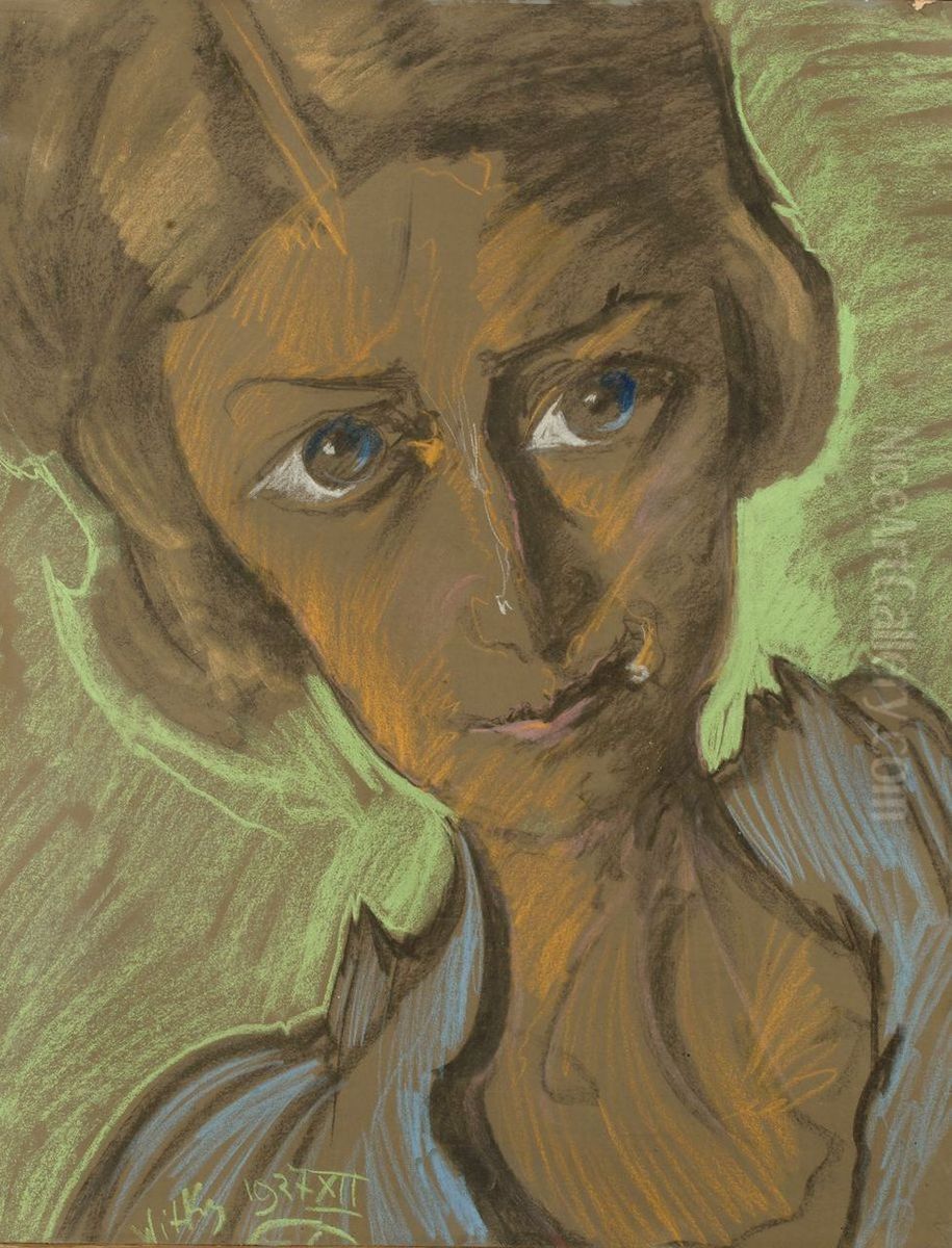 Portret Zofii Fedorowicz Oil Painting by Stanislaw Ignacy Witkiewicz (Witkacy)