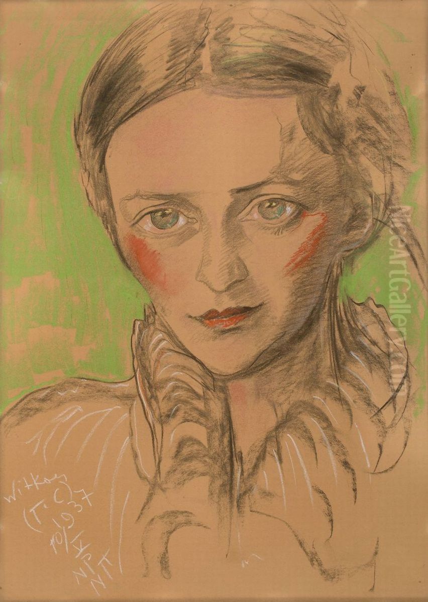 Portret Zofii Fedorowicz Oil Painting by Stanislaw Ignacy Witkiewicz (Witkacy)