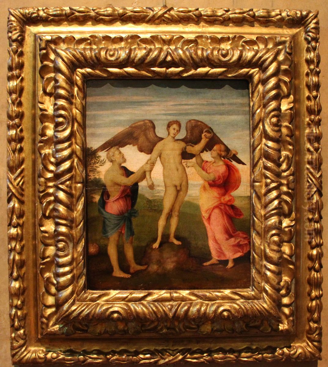 praparazione di icaro Oil Painting by Andrea Del Sarto