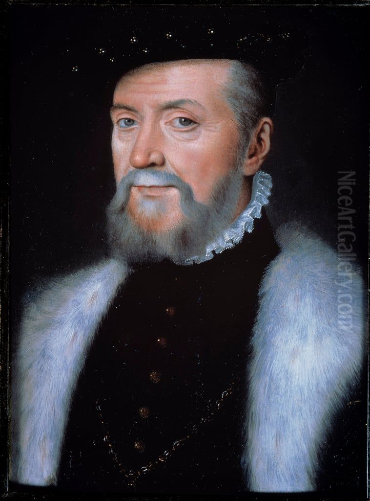 Le connetable Anne de Montmorency Oil Painting by Francois Clouet