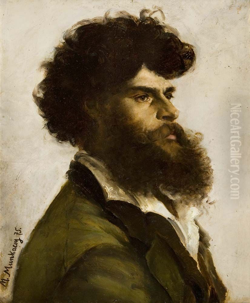 Self-portrait Oil Painting by Mihaly Munkacsy