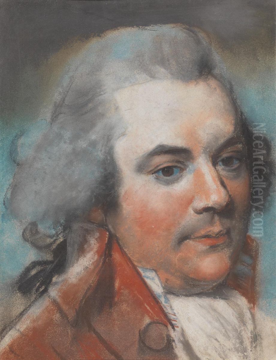 Head of a Man Oil Painting by John Russell