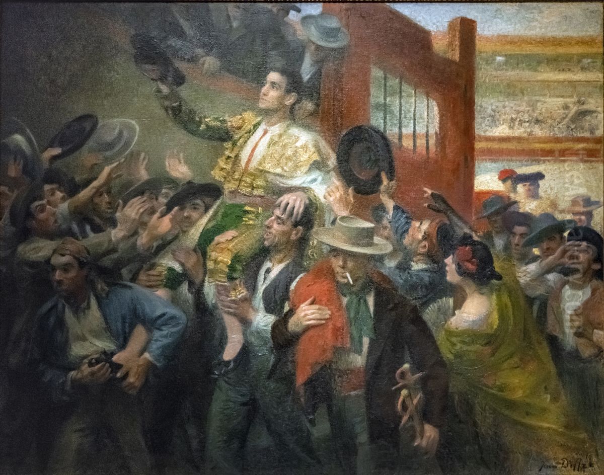 Le Triomphe de l'Espada Oil Painting by Jean Diffre