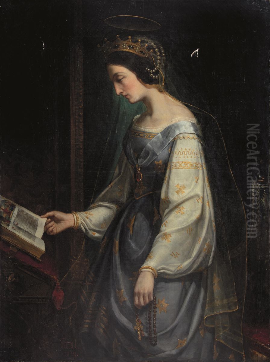 Sainte Adelaide de France, reine d'Italie, imperatrice d'Allemagne Oil Painting by unknown