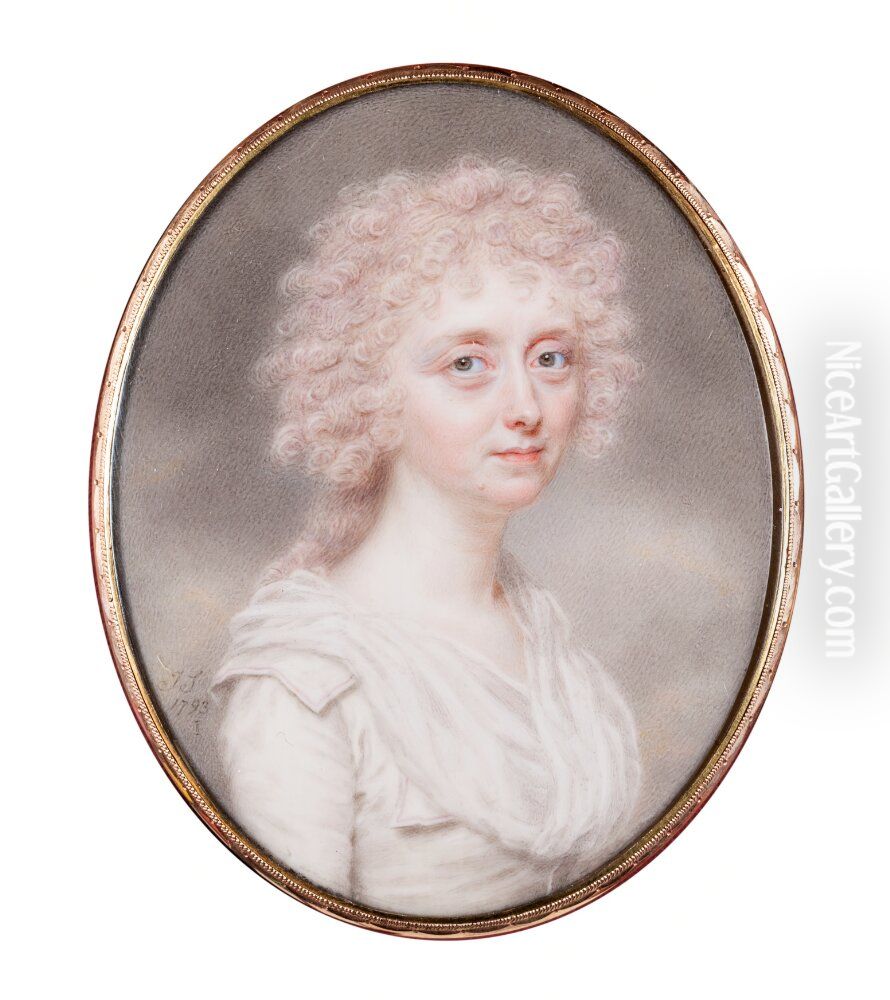 Lady Mary Cornwallis (1769-1840), married Singleton Oil Painting by John Smart