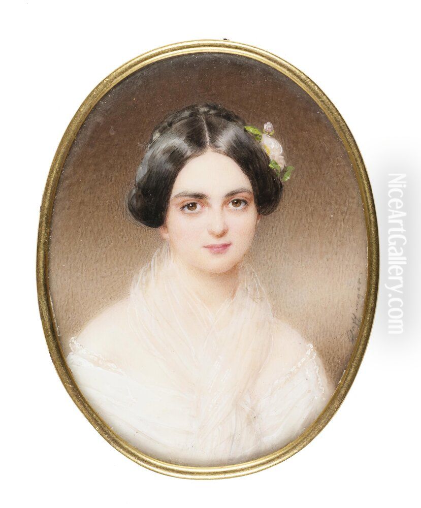 Unknown woman Oil Painting by Moritz Michael Daffinger