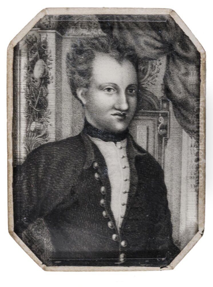 Karl XII Oil Painting by Axel Lowen