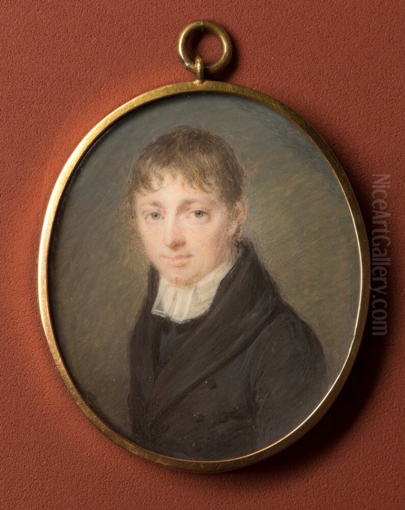 Frans Mikael Franzen, Poet, Bishop Oil Painting by Lorentz Svensson Sparrgren