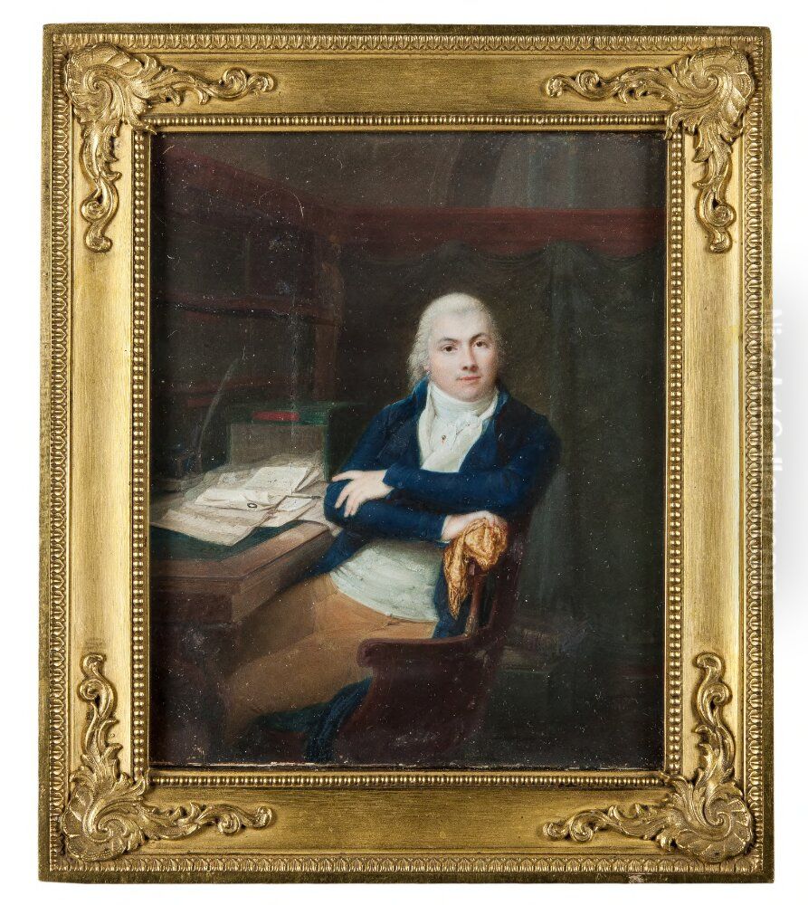 Okand man Oil Painting by Jean-Antoine Laurent