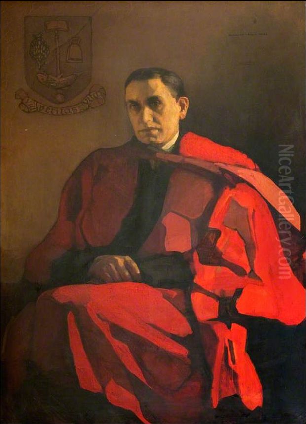 Professor Cathcart (1877-1954) Oil Painting by Norah Neilson Gray
