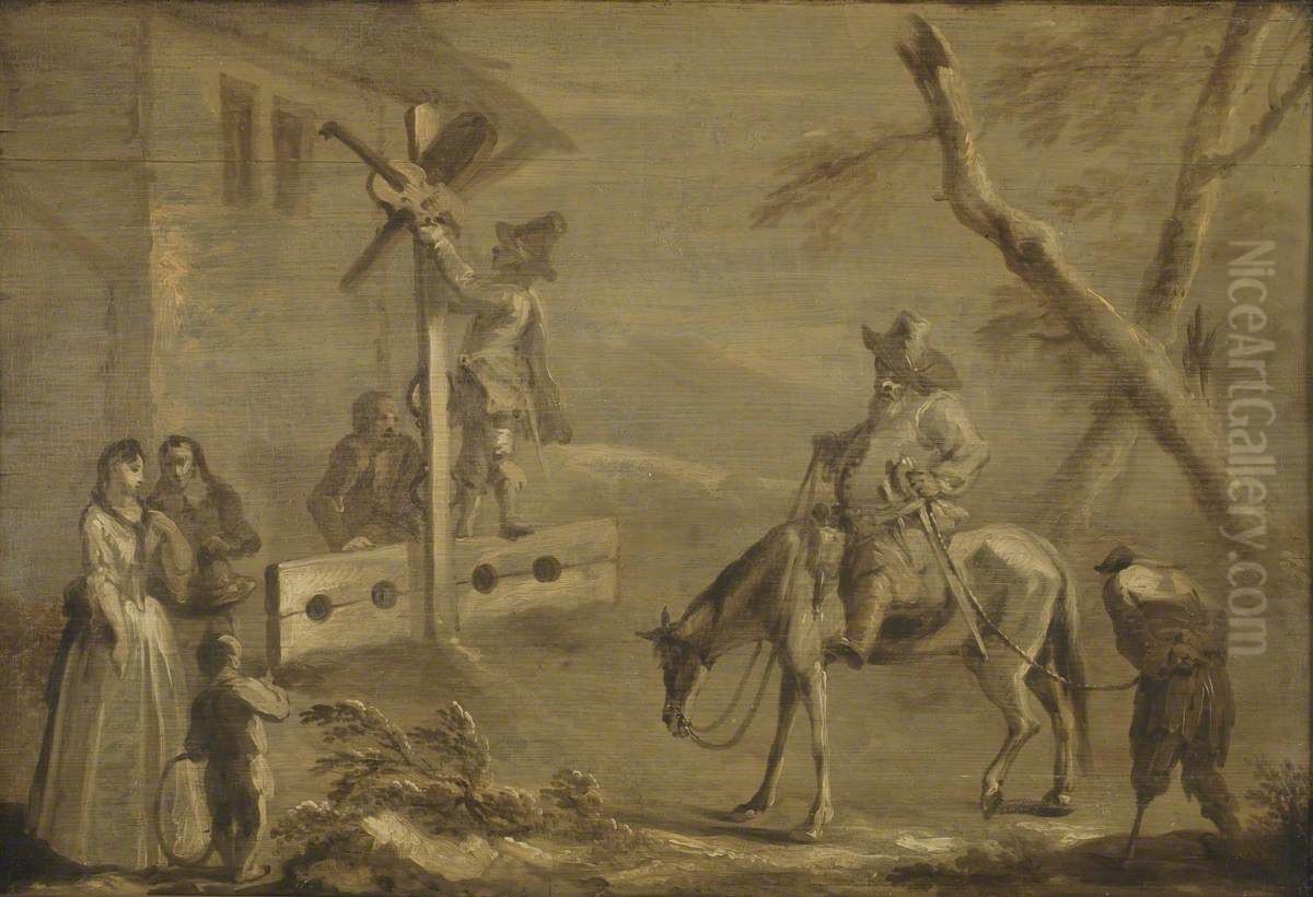 Hudibras Triumphant Oil Painting by William Hogarth