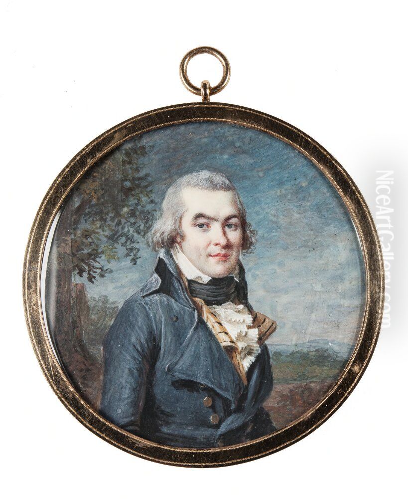 Unknown man Oil Painting by Marie-Gabrielle Capet