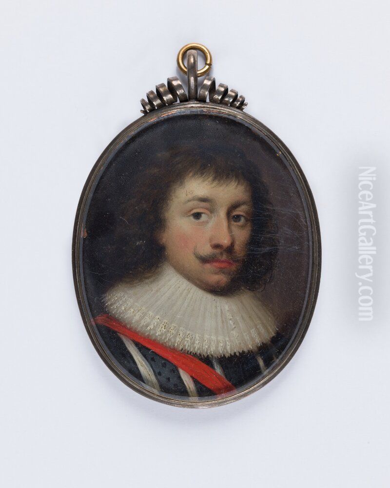 Unknown man Oil Painting by Cornelis Janssens van Ceulen