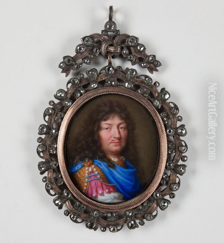Louis XIV, King of France Oil Painting by Jean Petitot
