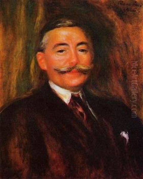 Portrait de Maurice Gangnat Oil Painting by Pierre Auguste Renoir