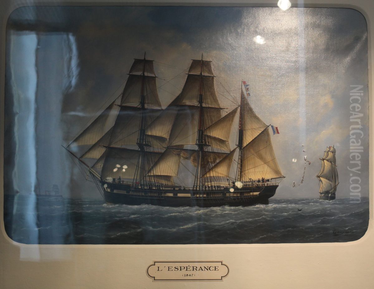 L'Esperance (1847) Oil Painting by Edouard Adam