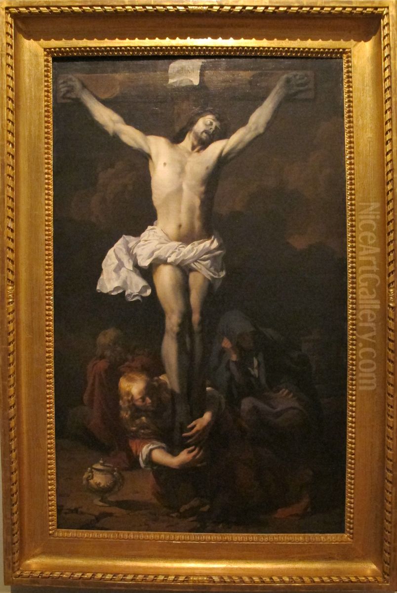 Crucifixion Oil Painting by Karel Dujardin