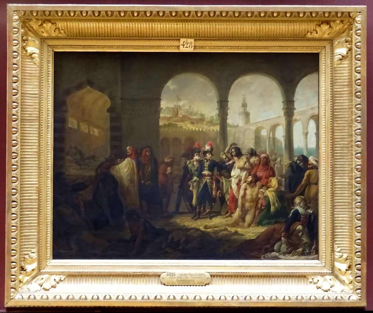 Bonaparte et les pestiferes de Jaffa Oil Painting by Antoine-Jean Gros