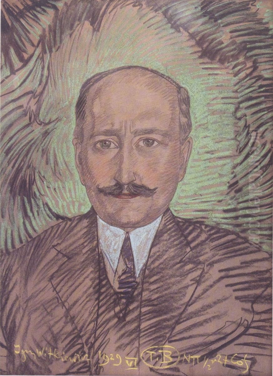 Portrait of Mieczyslaw Soroko Oil Painting by Stanislaw Ignacy Witkiewicz (Witkacy)