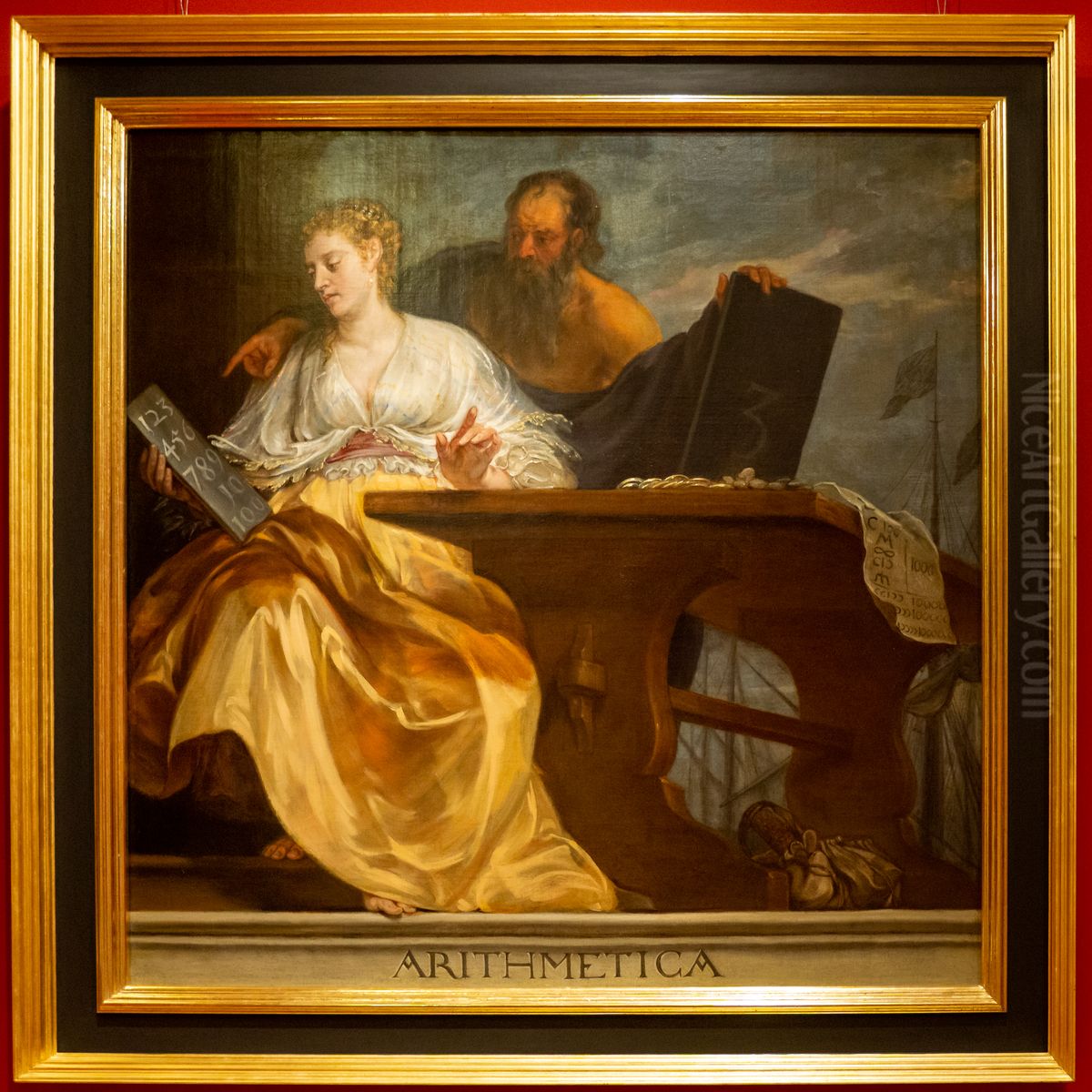 Arithmetica Oil Painting by Jan Boeckhorst