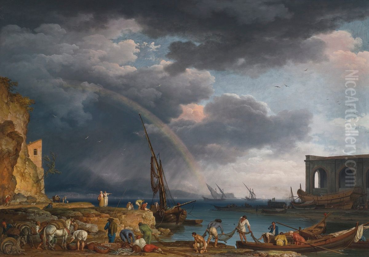 L'Arc en Ciel Oil Painting by Joseph Vernet