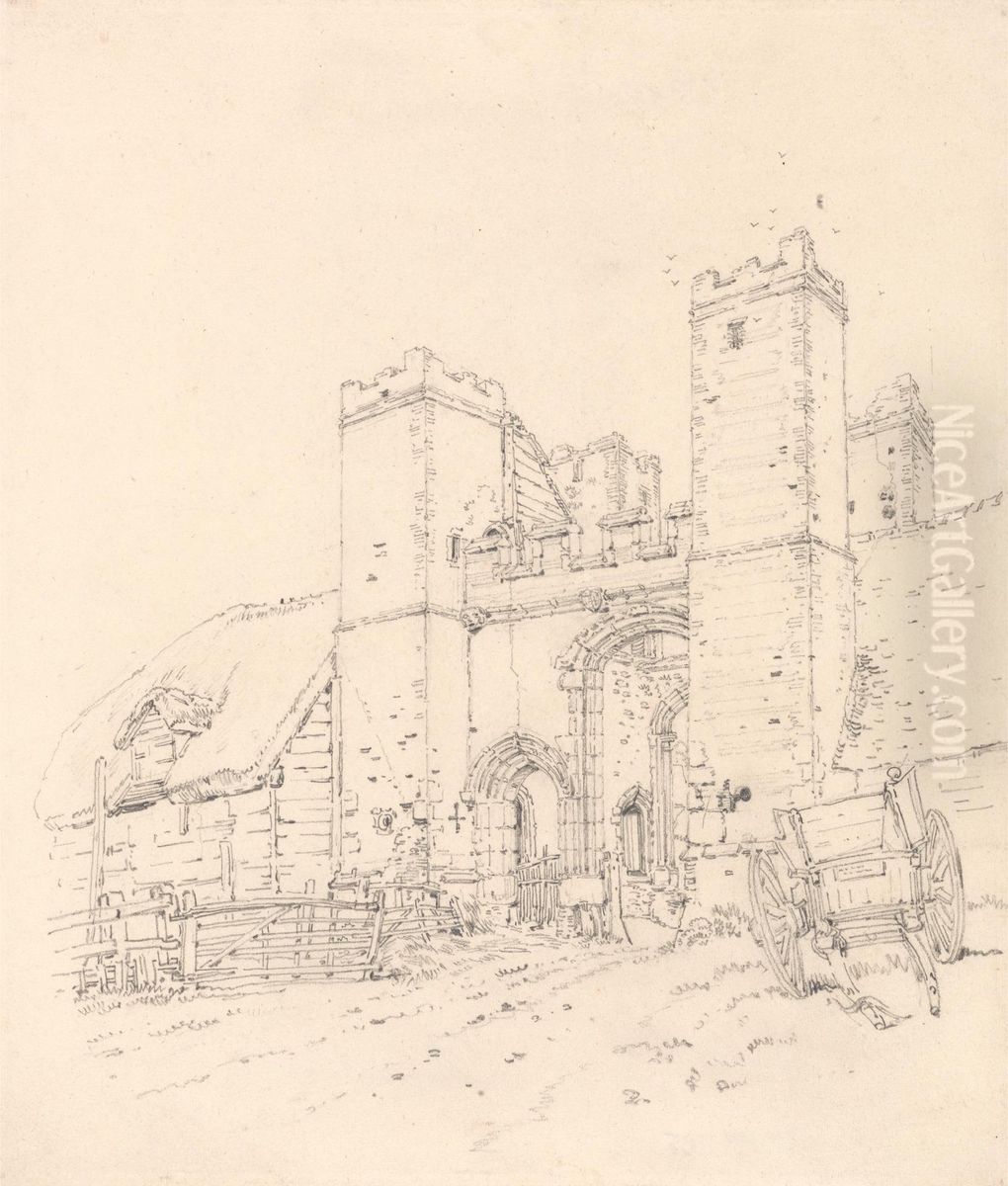 The Dent de Lion, Margate, Kent Oil Painting by William Alexander