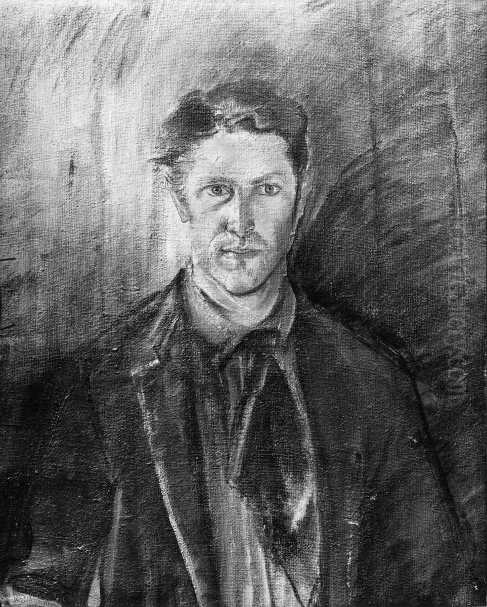 Self-portrait Oil Painting by Per Smith-Kielland