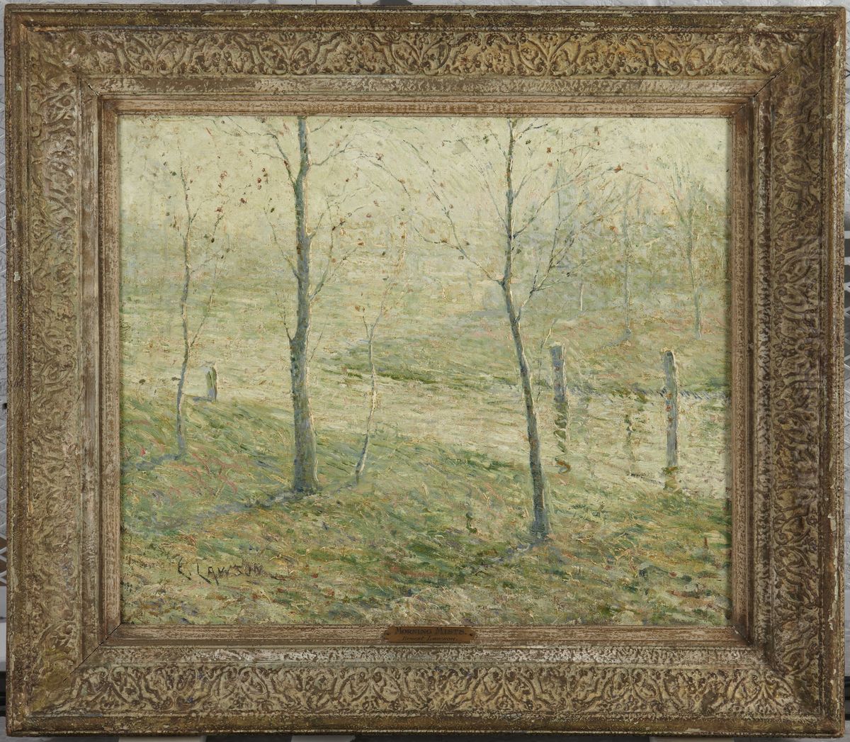 Morning Mist Oil Painting by Ernest Lawson