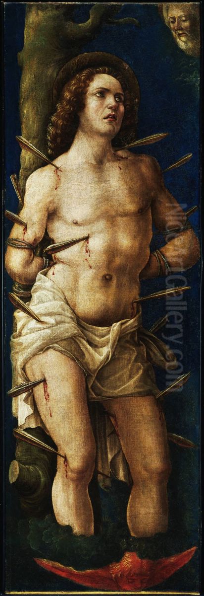 Saint Sebastian Oil Painting by Liberale Da Verona