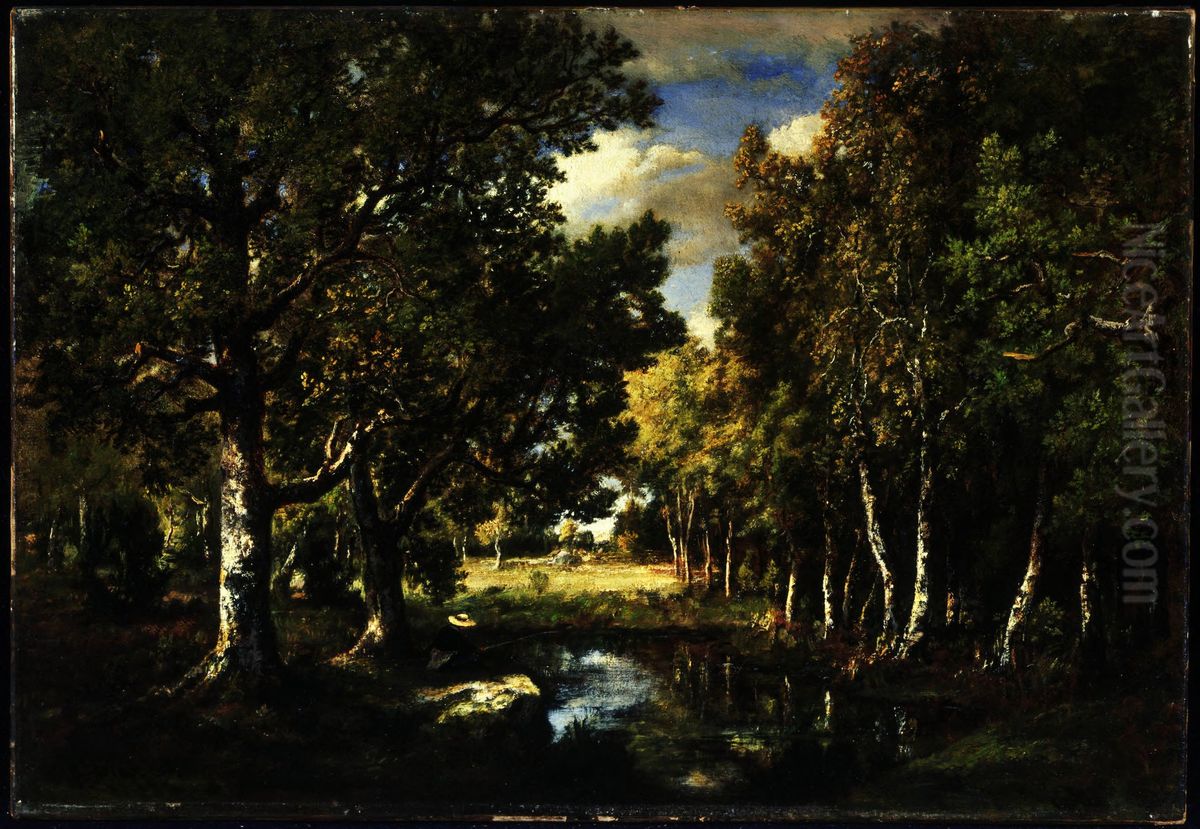 Landscape Oil Painting by Narcisse Virgilio Diaz