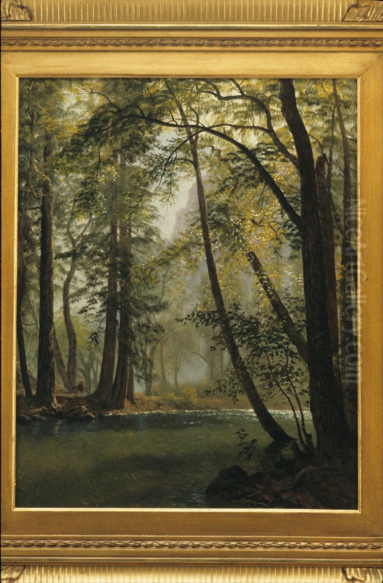 Yosemite Valley, California Oil Painting by Albert Bierstadt