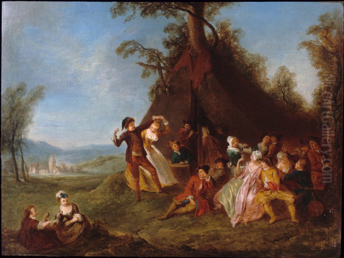 Rejouissances de Soldats Oil Painting by Jean-Baptiste Pater