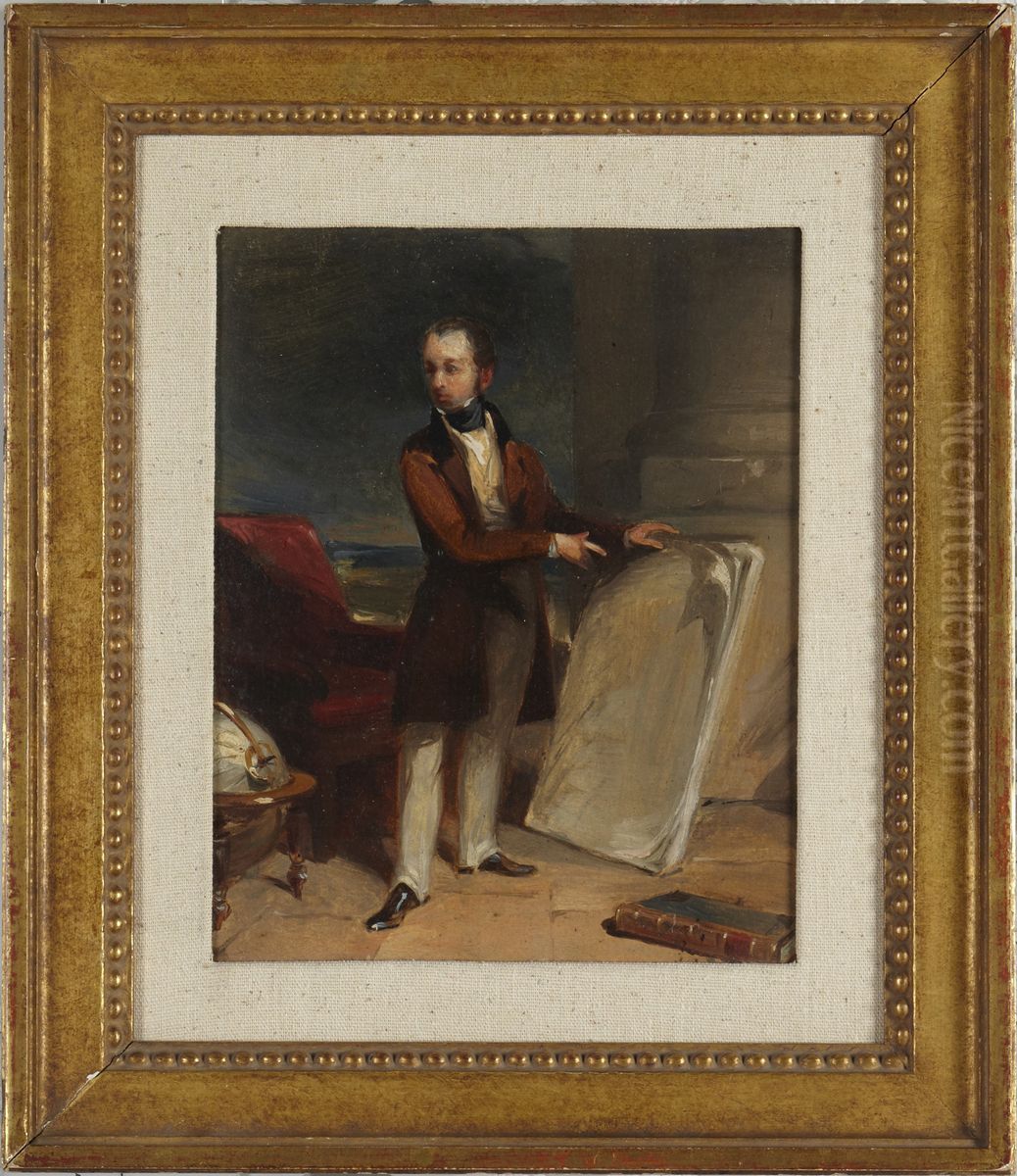 Study for Portrait of Dr. Friedlander Oil Painting by John Neagle