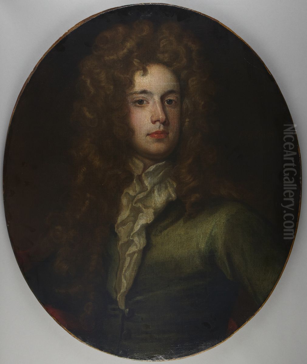 Joseph Addison Oil Painting by Godfrey Kneller