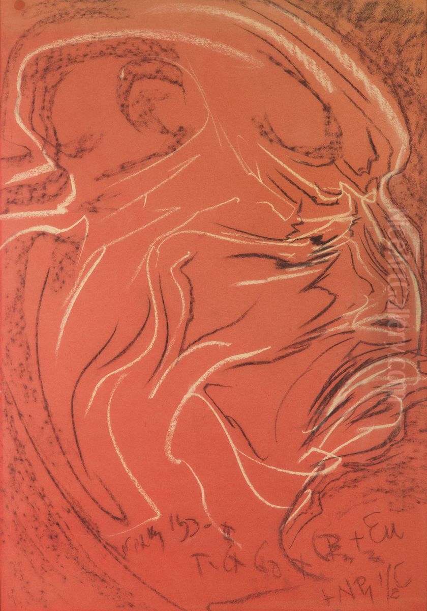 Portret Michala Choromanskiego po rozmowie z panem Marszalkiem Pilsudskim Oil Painting by Stanislaw Ignacy Witkiewicz (Witkacy)