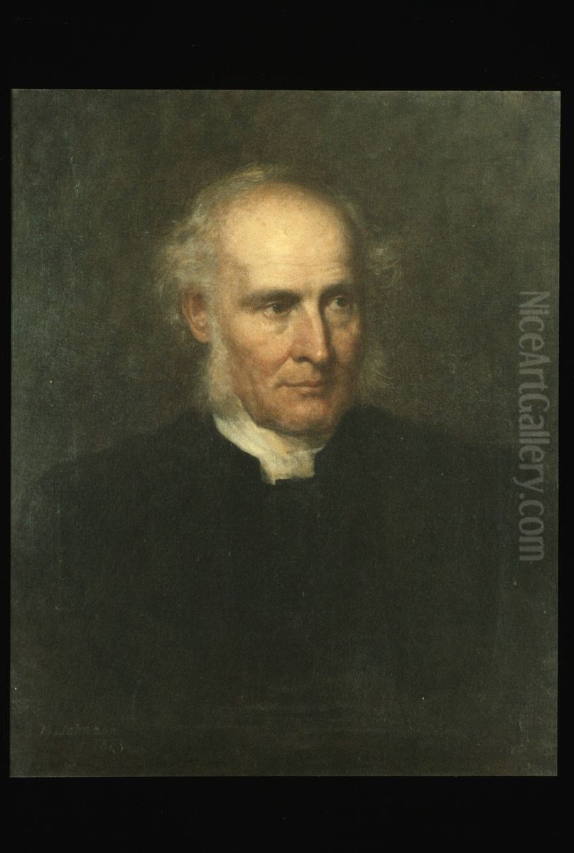 James McCosh (1811-1894) Oil Painting by Eastman Johnson