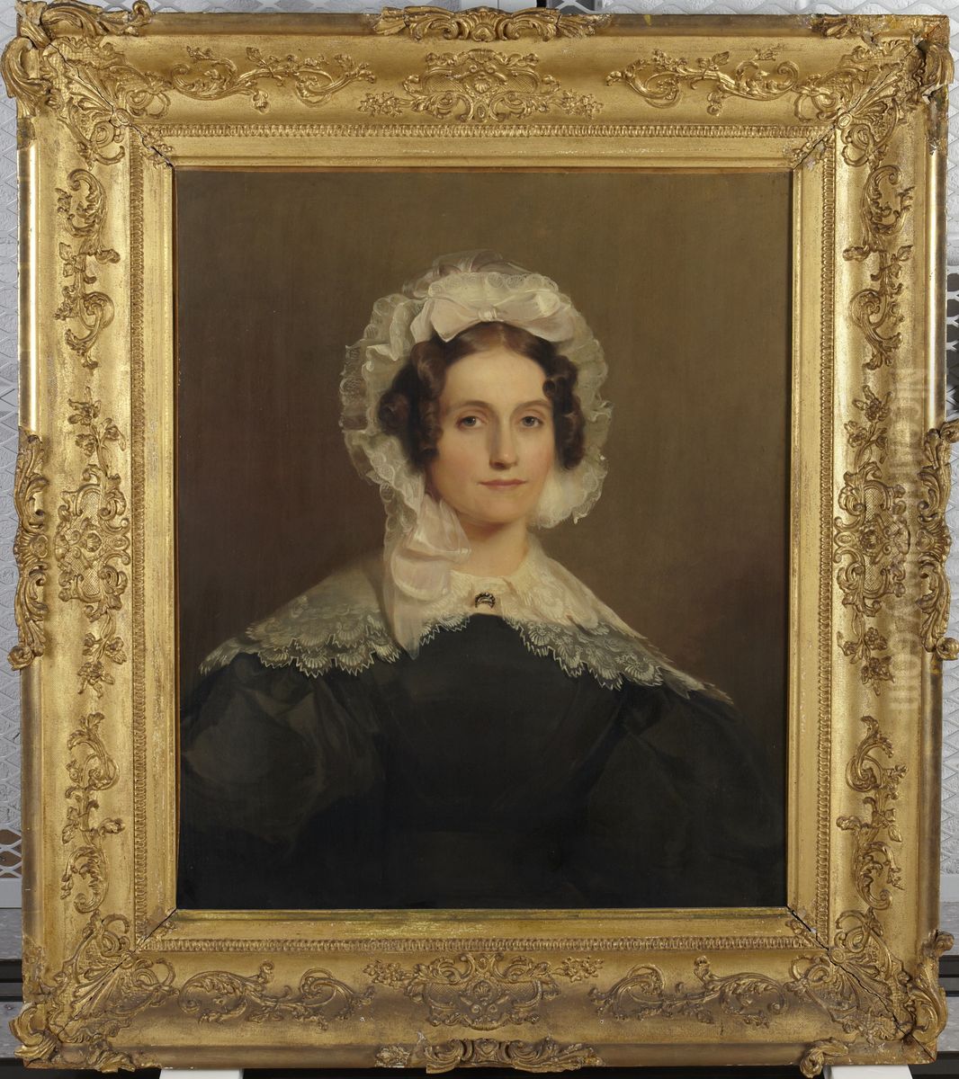 Mary Stout, wife of Richard Stout Oil Painting by Thomas Sully