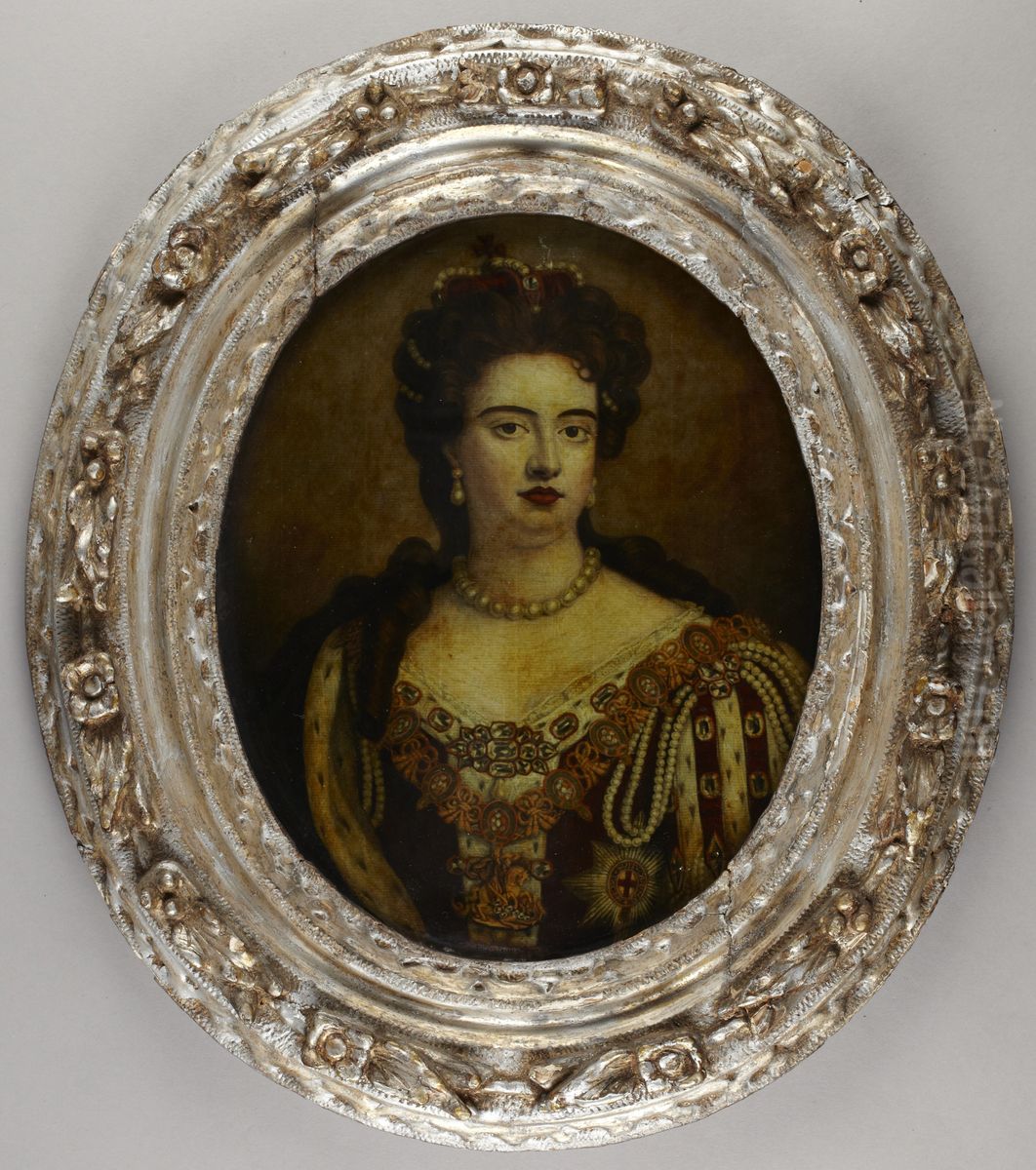 portrait of Mary Oil Painting by William Faithorne